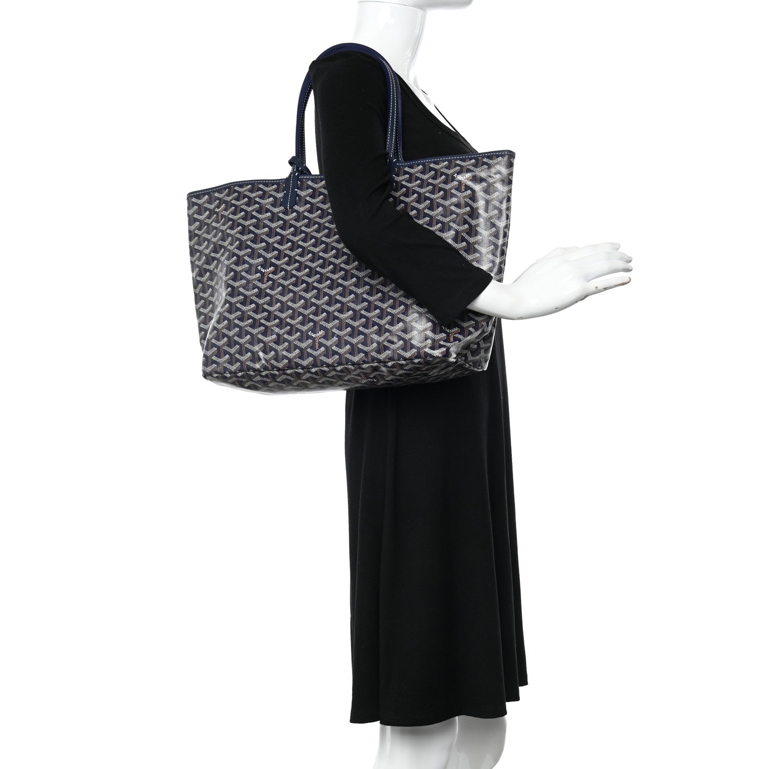 Goyard Goyardine Saint Louis PM Navy 2 of 12
