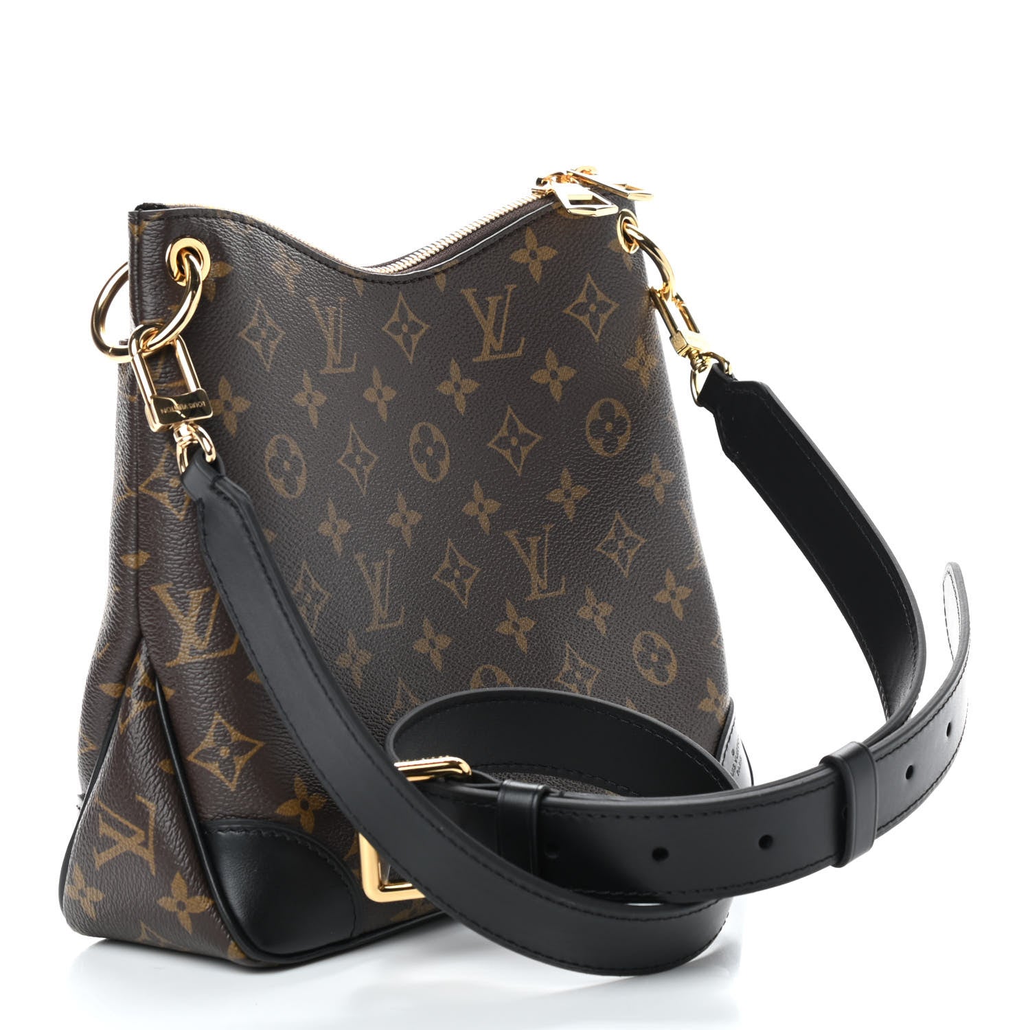 Louis Vuitton Monogram Odeon PM Black 3 of 8