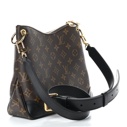 Louis Vuitton Monogram Odeon PM Black 3 of 8
