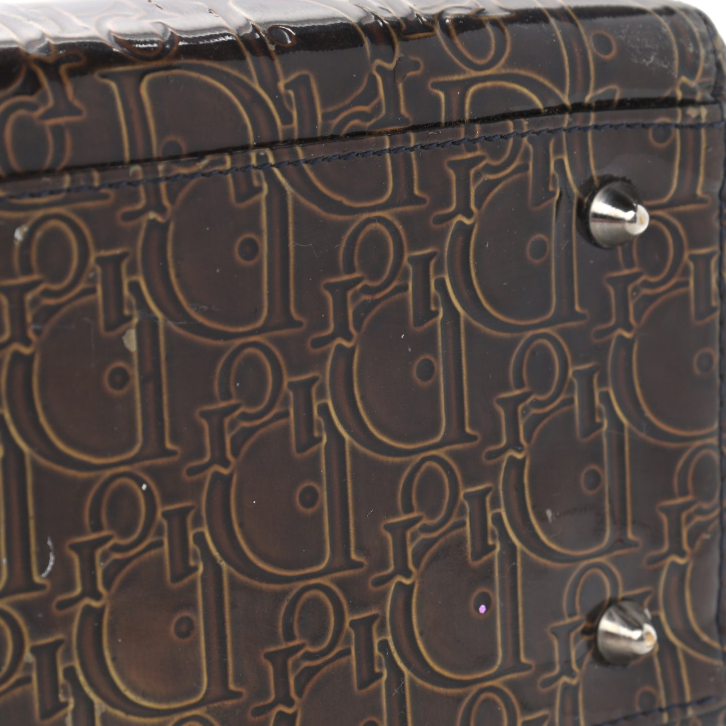 Patent Ultimate Medium Lady Dior Brown