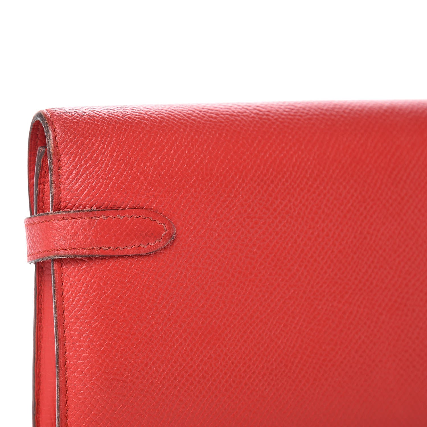 Hermes Epsom Kelly Longue Wallet Rouge Tomate 7 of 12