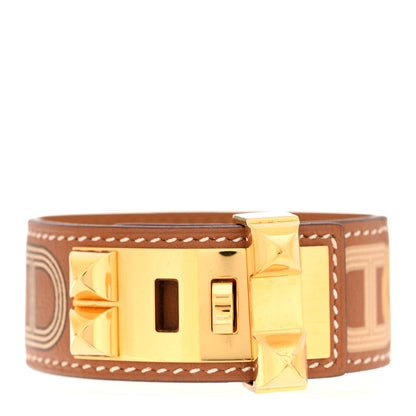 Hermes Swift Collier de Chien CDC 24 Light Circuit Bracelet T3 Gold 1 of 4