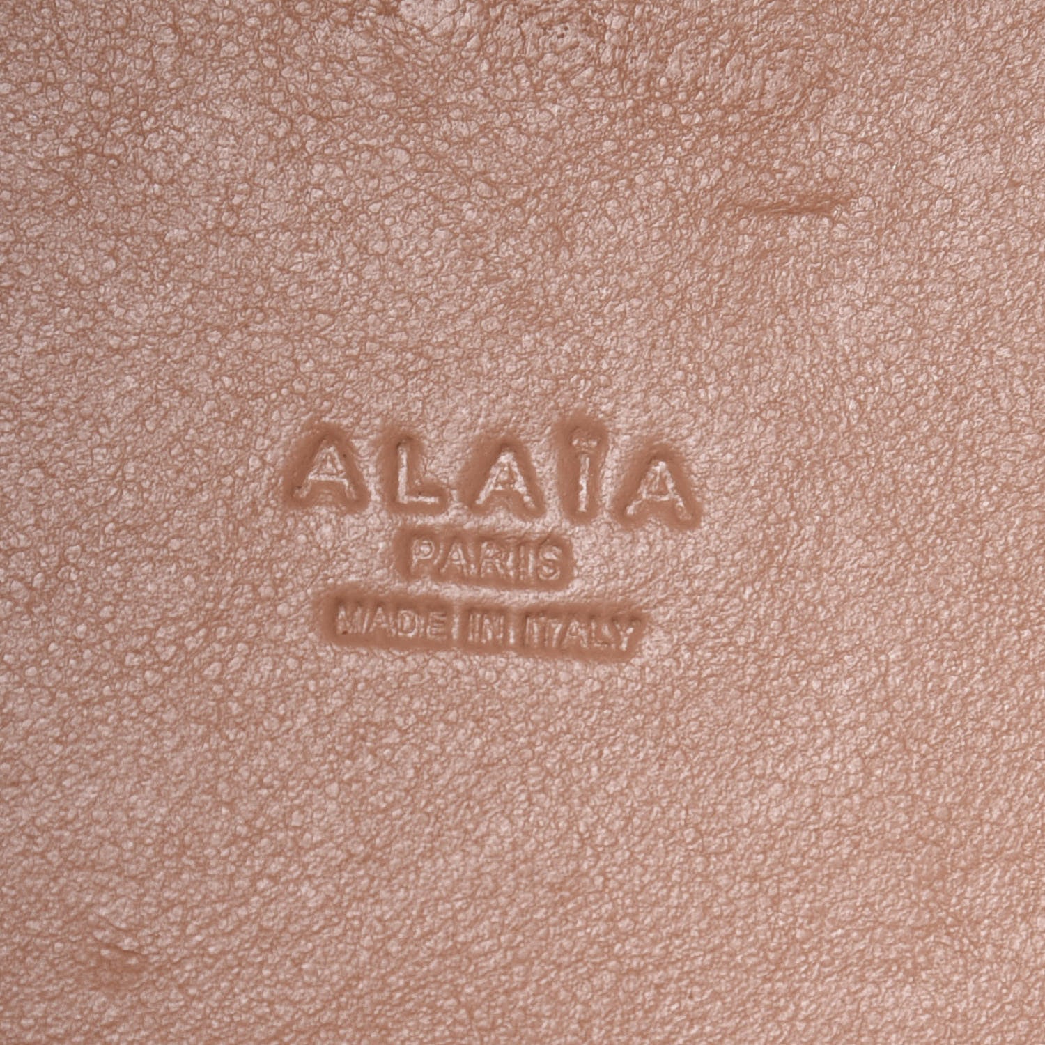 Alaia Calfskin Lux Laser Cut Studded Shoulder Bag White 6 of 14