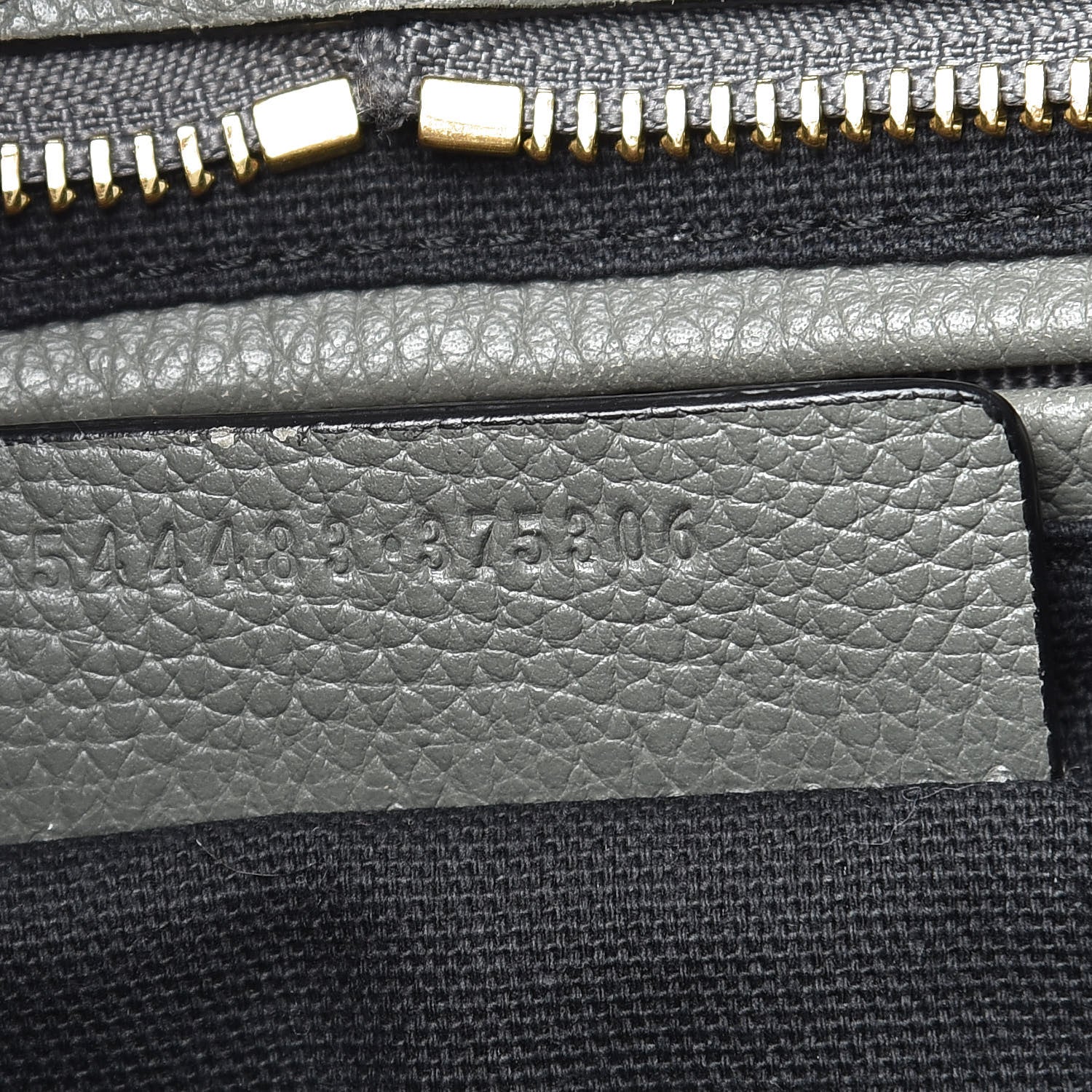 Alexander McQueen Pebbled Calfskin Small Skull Padlock Zip Around Tote Dark Grey 7 of 17