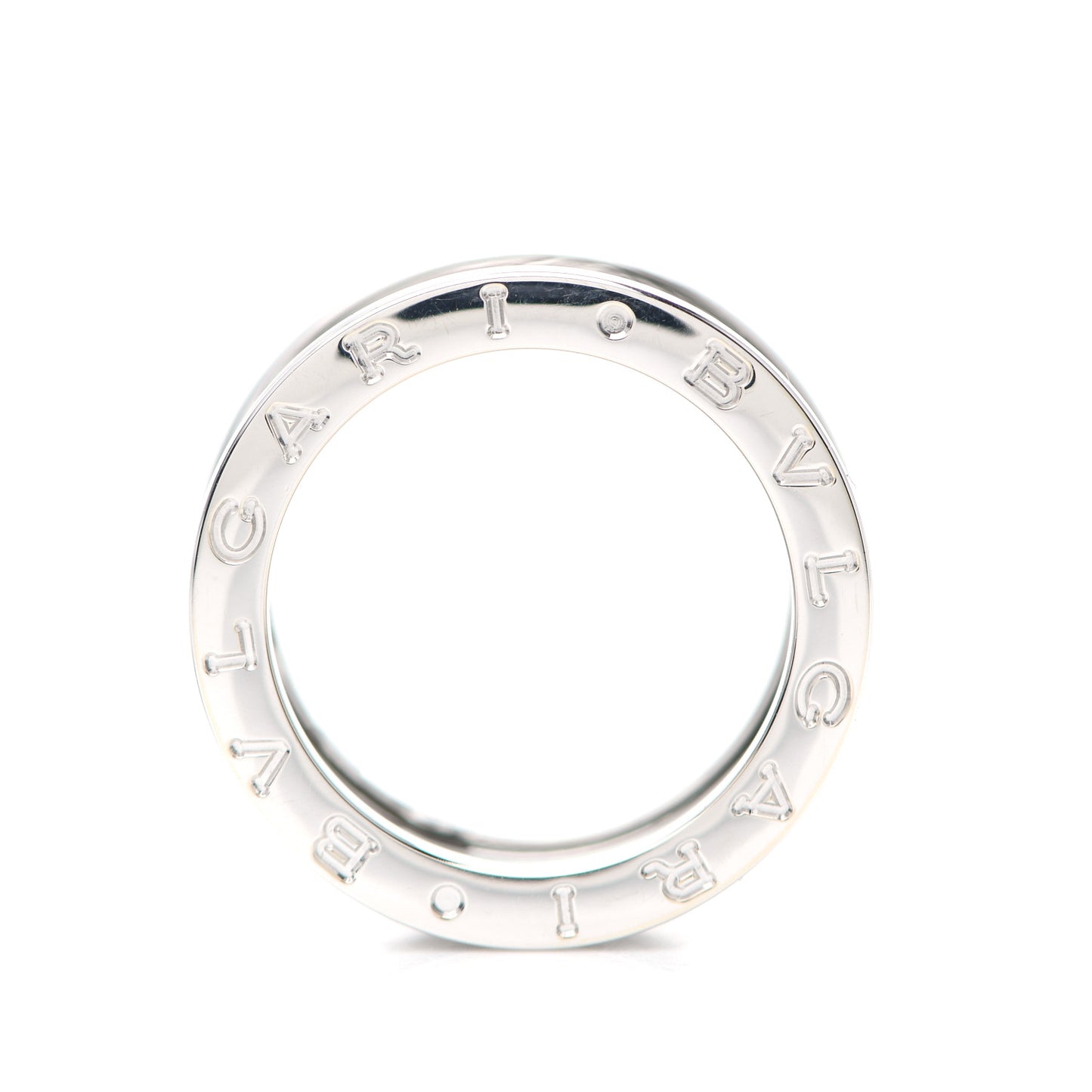 18K White Gold B.Zero1 Three-Band Ring 51 5.75
