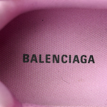 Balenciaga Mesh Rubber Distressed Womens Runner Sneakers 38 Pink 9 of 10