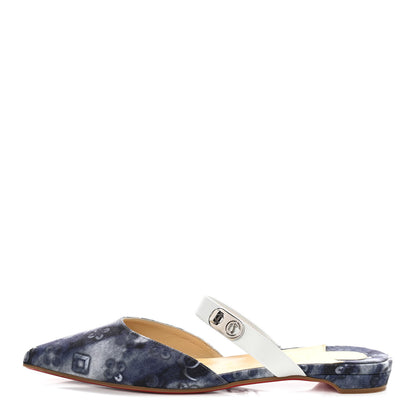 Christian Louboutin Jeans Punk Loubi Choc Lock Flats 37 Multicolor 1 of 7