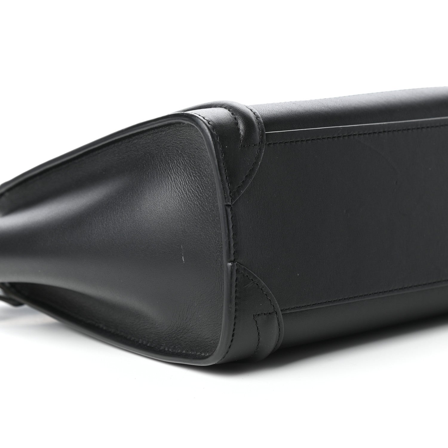 Celine Smooth Calfskin Nano Luggage Black 7 of 8