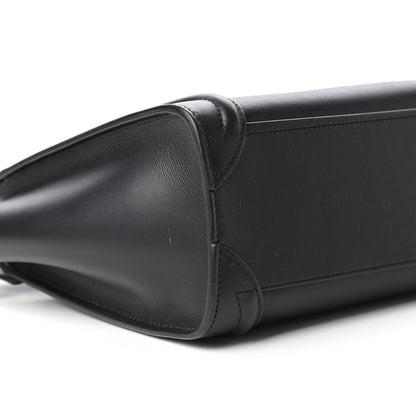 Celine Smooth Calfskin Nano Luggage Black 7 of 8
