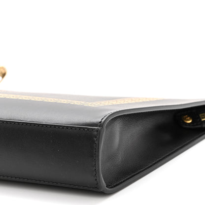 Fendi X VERSACE Vitello Grace Fendace FF Baroque Logo Large Flat Pouch Black 9 of 9