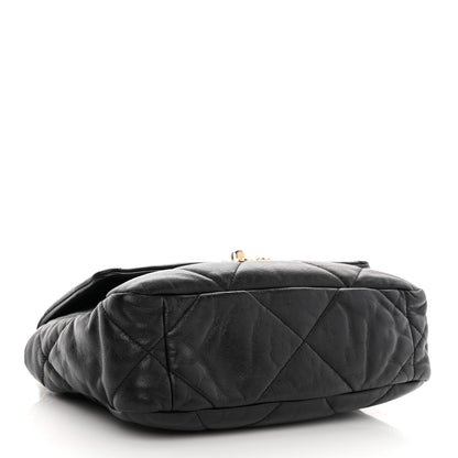 Chanel Goatskin Quilted Medium Chanel 19 Flap Black 4 of 12
