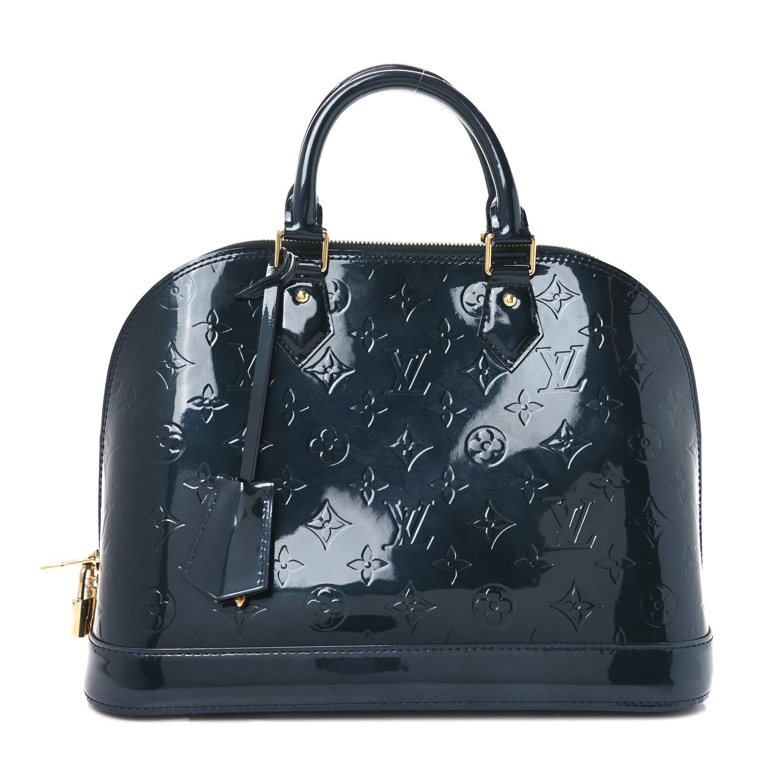 Louis Vuitton Vernis Alma PM Blue Nuit 1 of 9