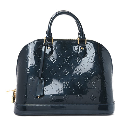 Louis Vuitton Vernis Alma PM Blue Nuit 1 of 9