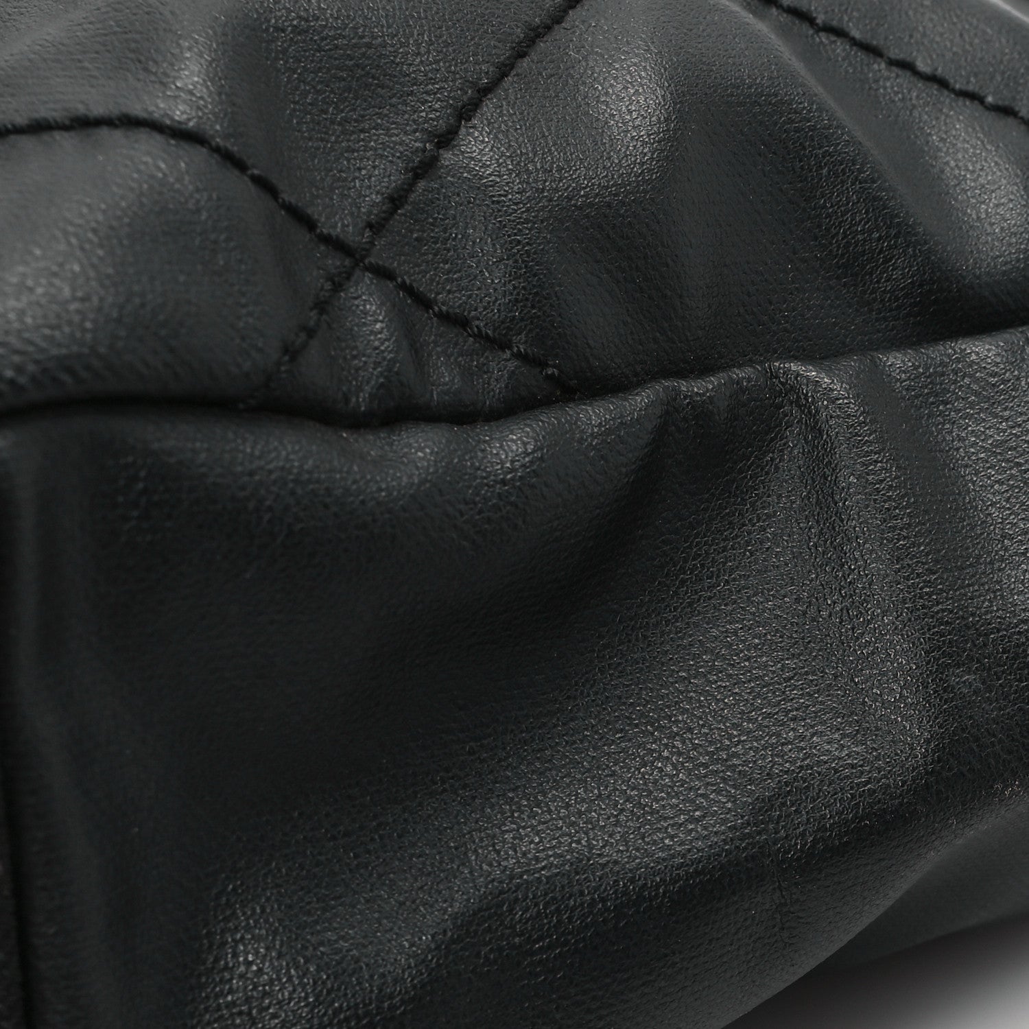 Chanel Coated Canvas Quilted Small Paris Biarritz Tote Black 11 of 12