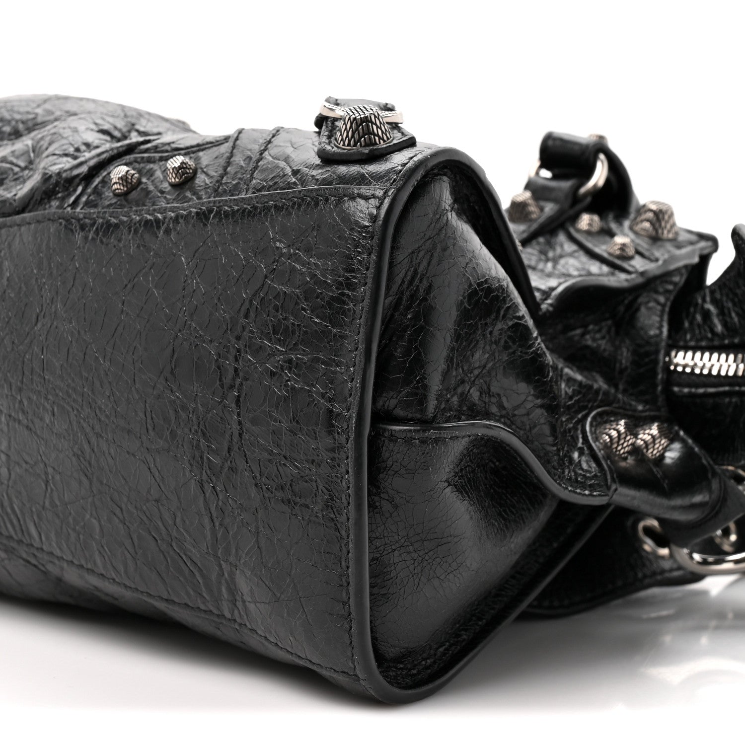 Balenciaga Agneau Arena Neo Cagole Handbag XS Black 8 of 10