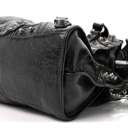 Balenciaga Agneau Arena Neo Cagole Handbag XS Black 8 of 10