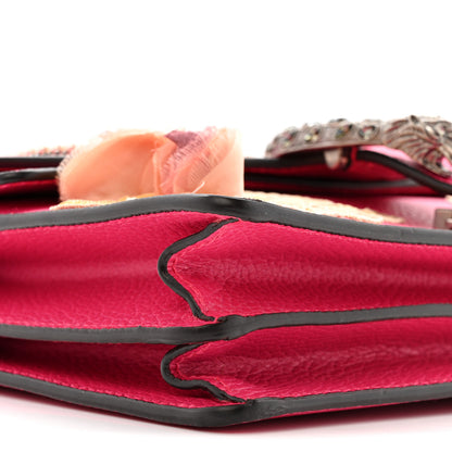 Gucci Pebbled Calfskin Embellished Guccify Small Dionysus Shoulder Bag Rosa 10 of 16