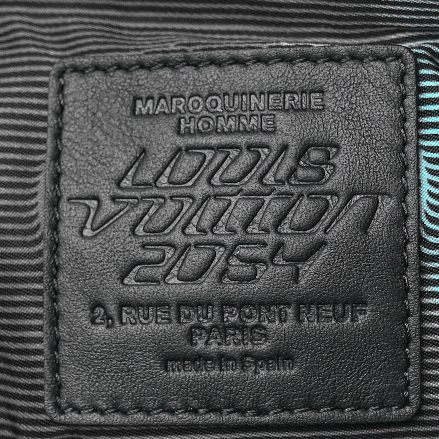 Louis Vuitton Lambskin Puffer A4 Pouch Black 6 of 11