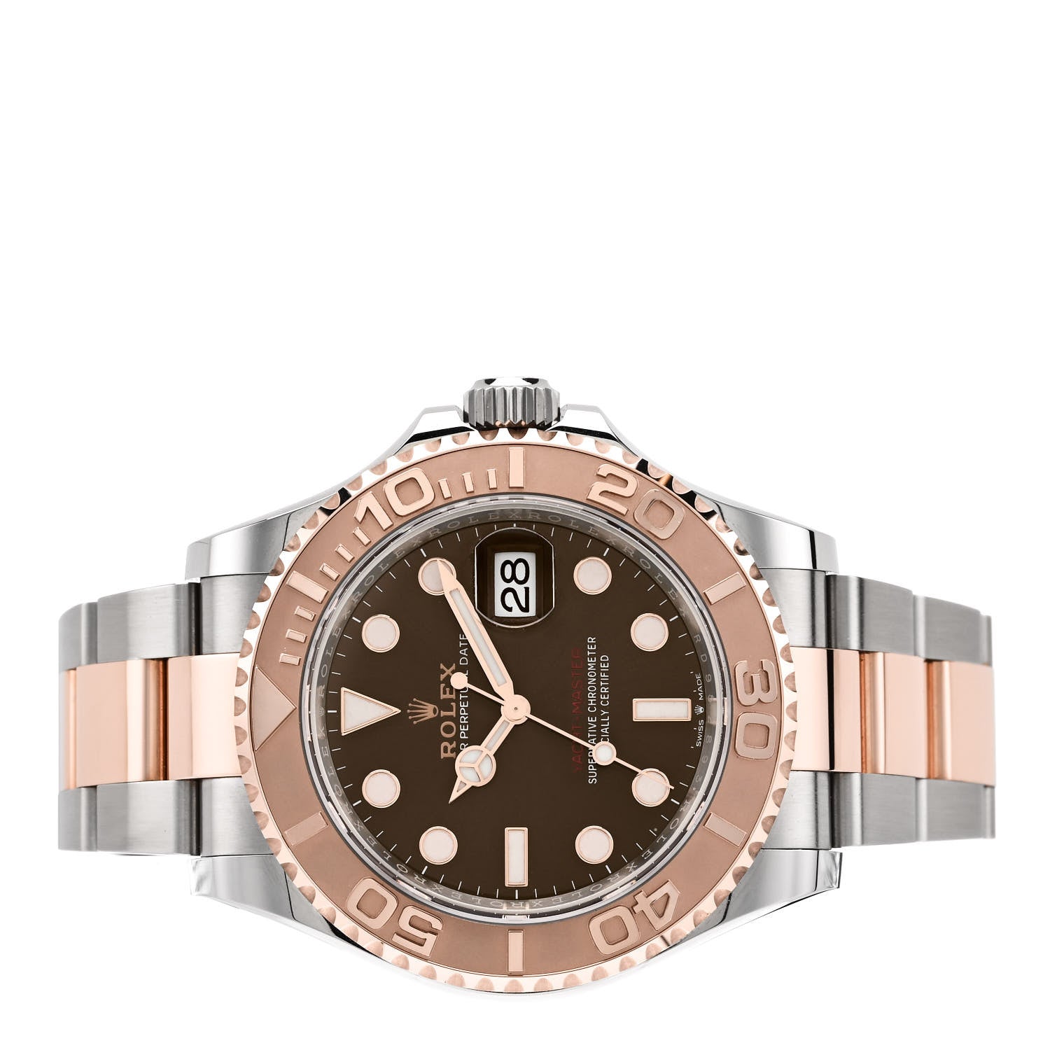 Rolex Stainless Steel 18K Everose Gold 40mm Yacht-Master Watch Chocolate 126621 2 of 5