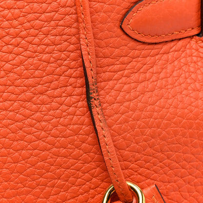 Hermes Togo Kelly Retourne 28 Orange 11 of 11