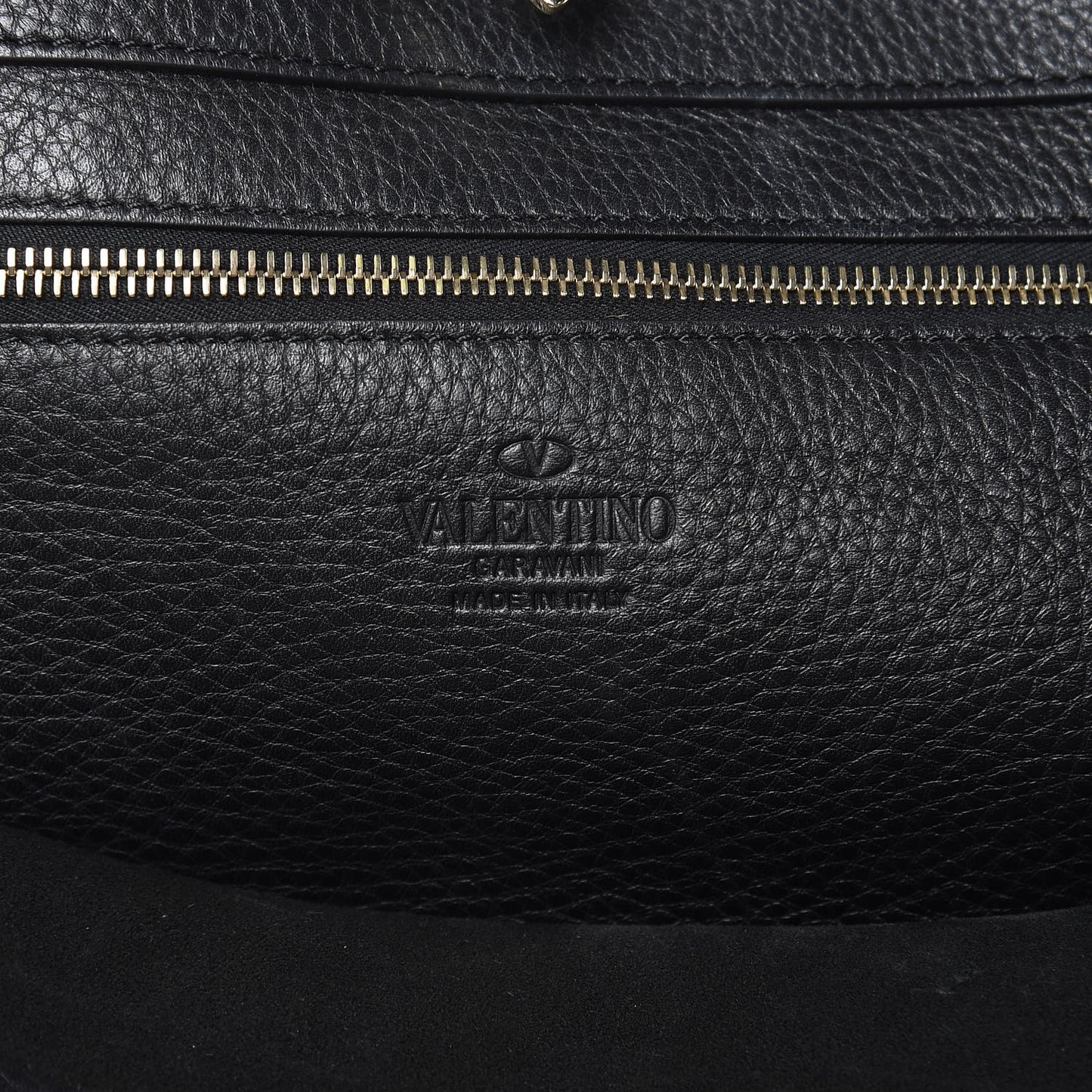 Alce Printed Calfskin Medium Rockstud Tote Black
