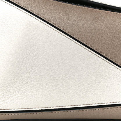 Loewe Calfskin Small Puzzle Bag Black Taupe 12 of 15