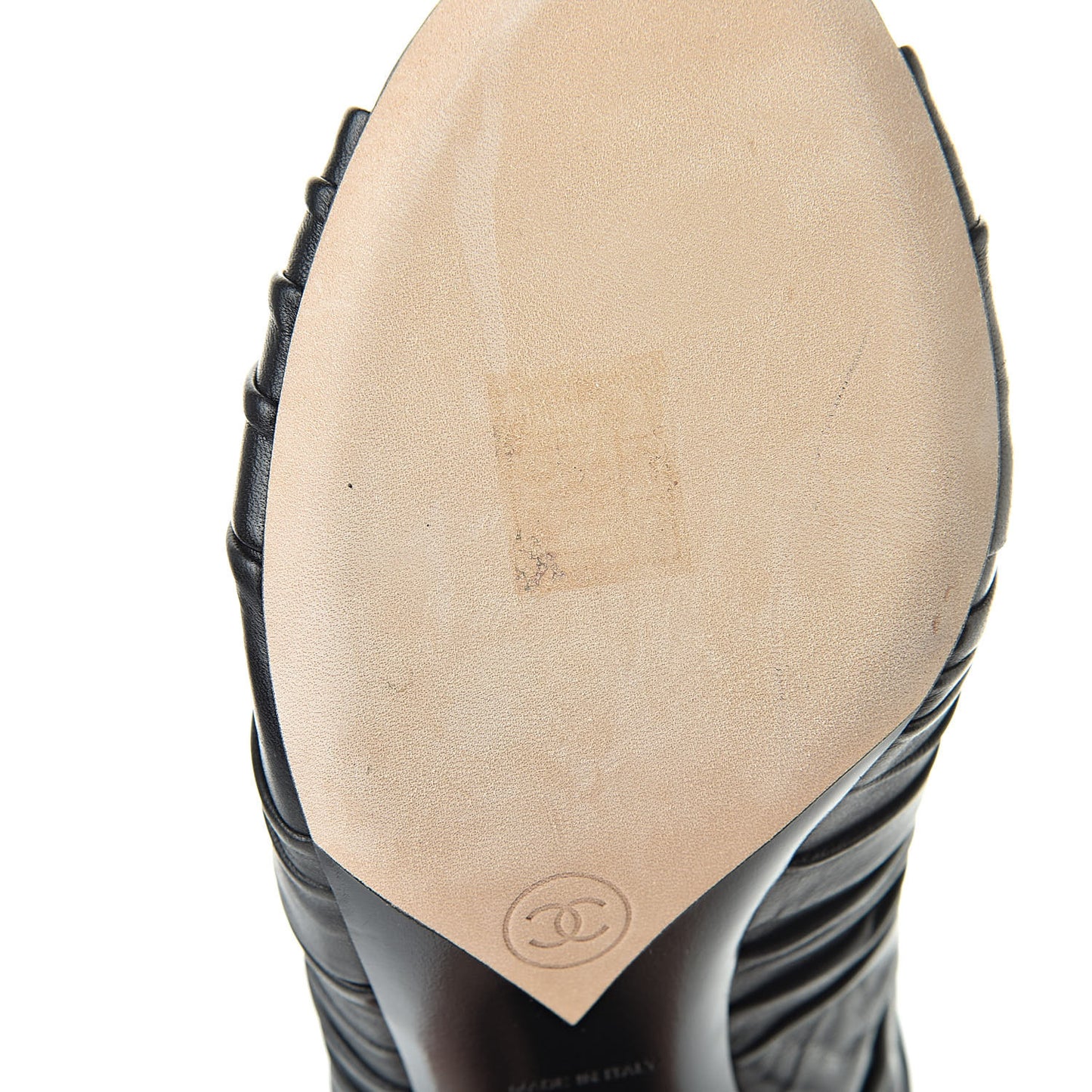 Lambskin Patent Bows Short Boots 40 Black