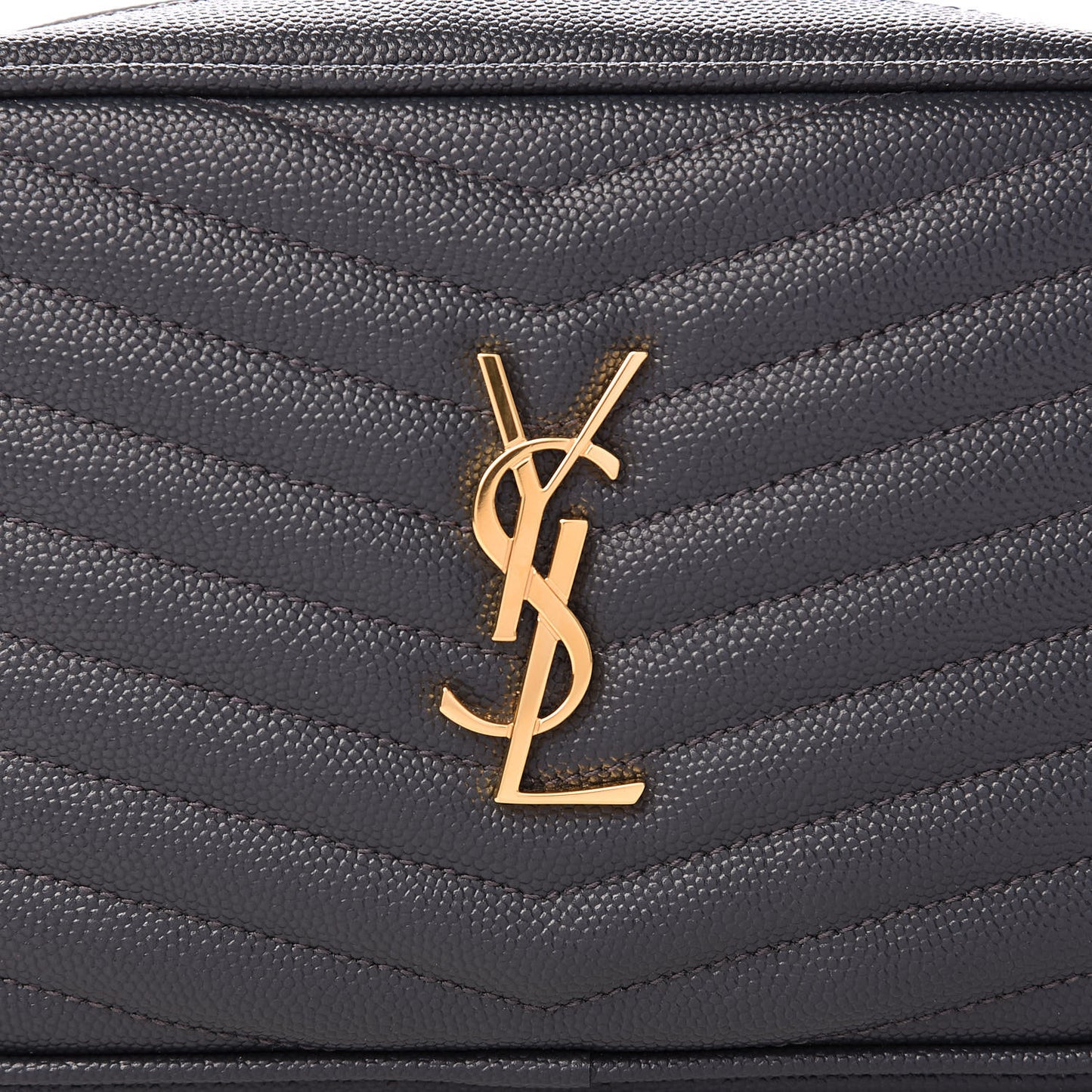 Grain De Poudre Matelasse Monogram Mini Lou Camera Bag Dark Smog