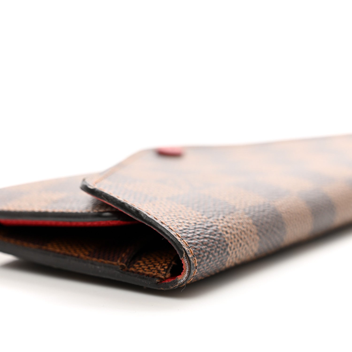 Louis Vuitton Damier Ebene Josephine Wallet Red 9 of 11
