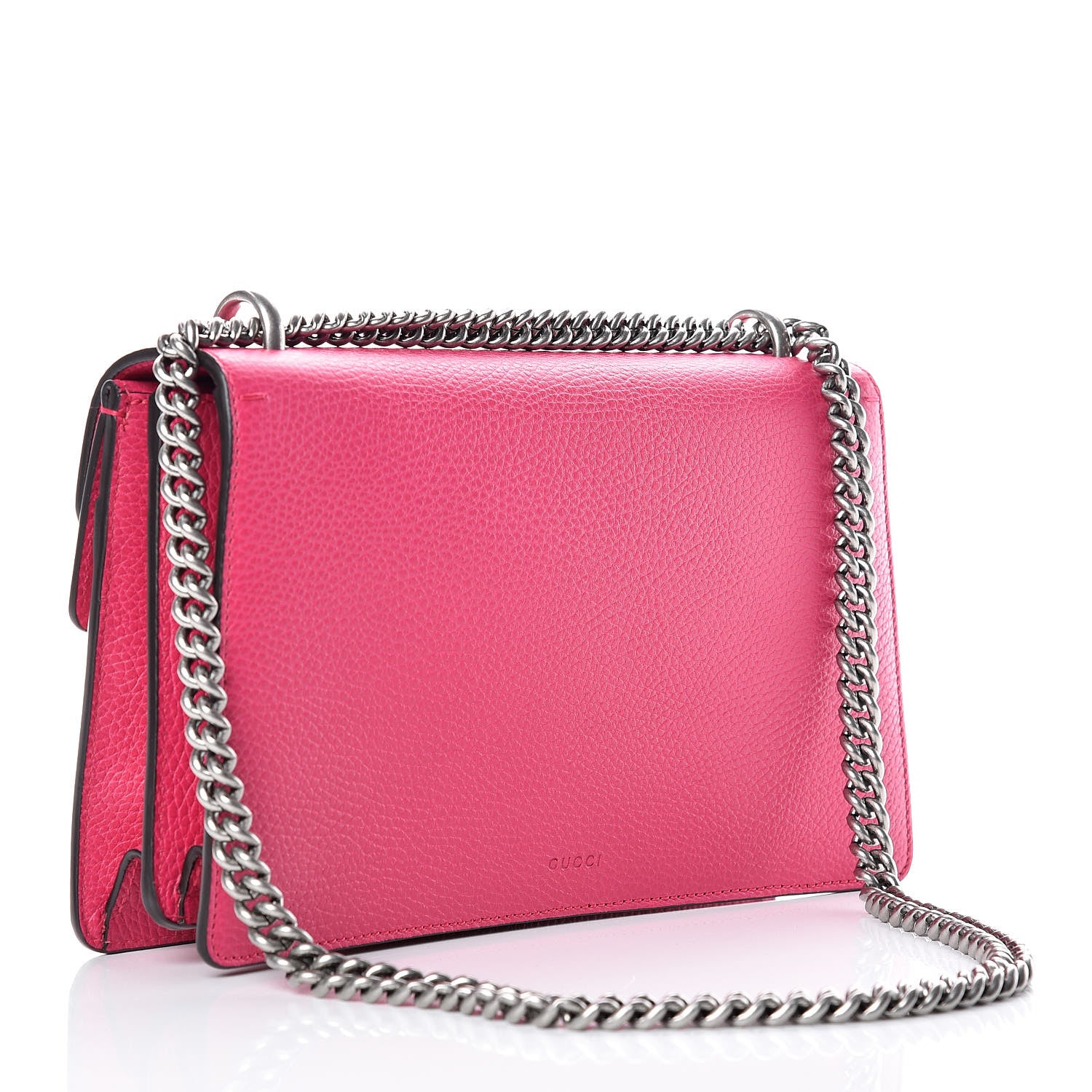 Gucci Pebbled Calfskin Embellished Guccify Small Dionysus Shoulder Bag Rosa 3 of 10