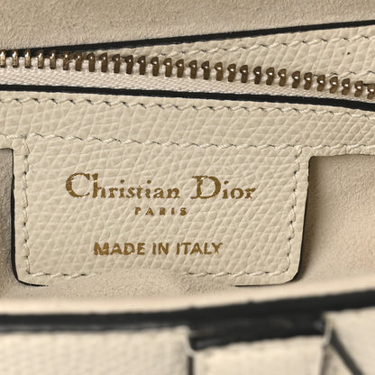 Christian Dior Grained Calfskin Saddle Bag White 7 of 10