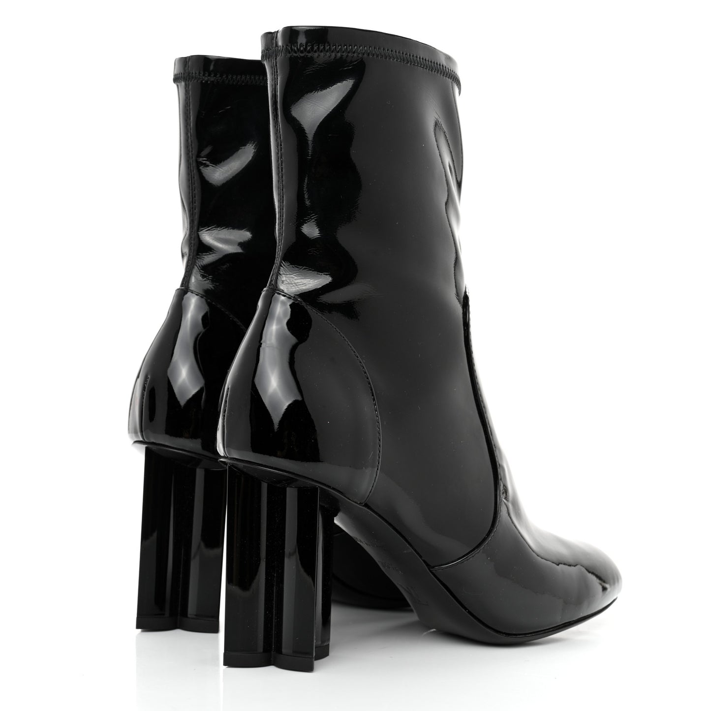 Patent Uniformes Silhouette Ankle Boots 36.5 Black