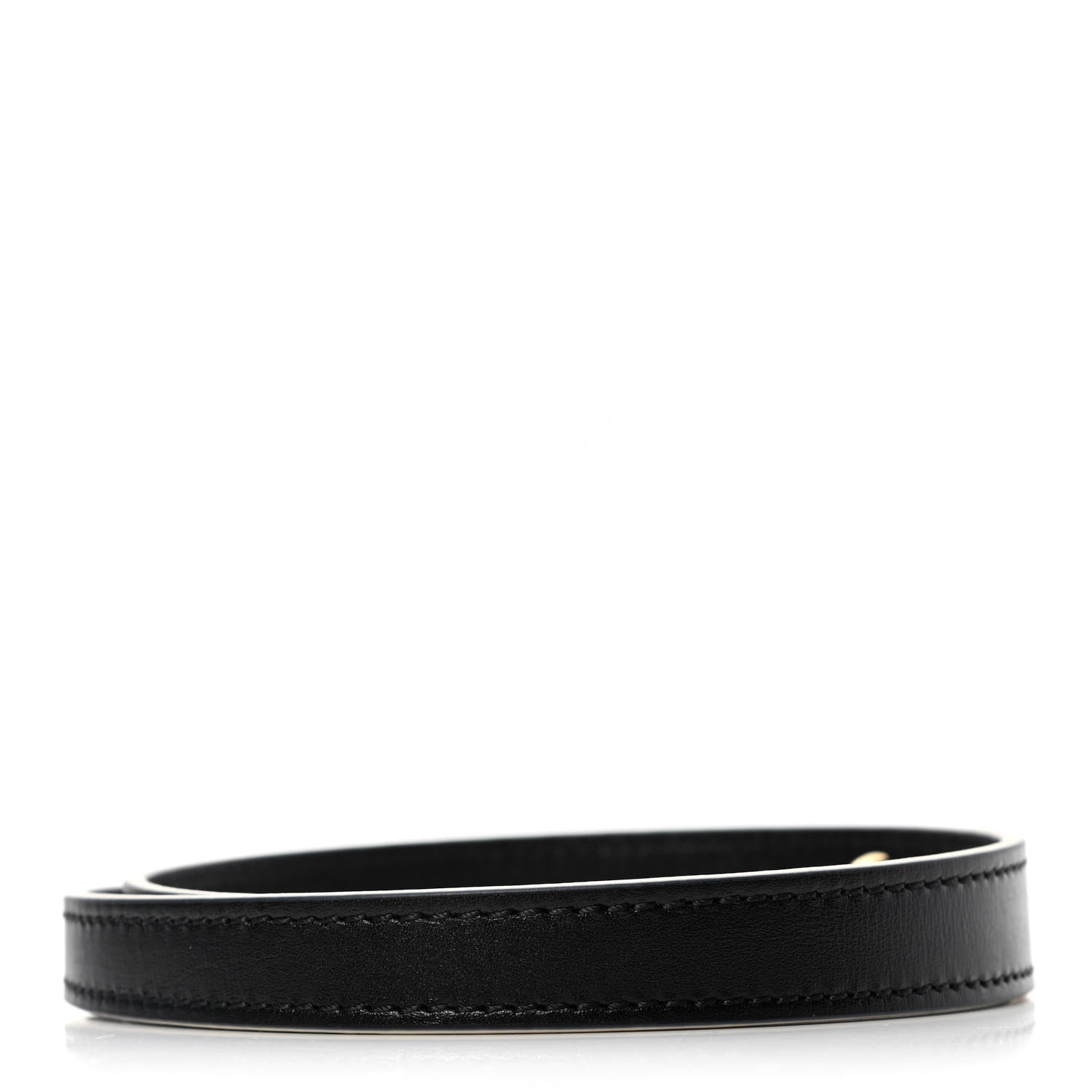 Louis Vuitton Calfskin Shoulder Strap Black 2 of 3