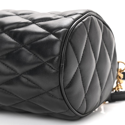 Saint Laurent Lambskin Monogram Small Sade Tube Bag Black 10 of 10