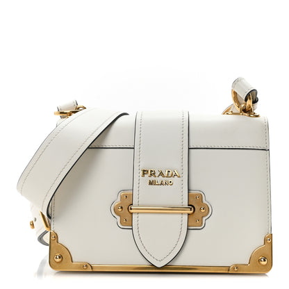 Prada City Calf Cahier Bag White 1 of 9