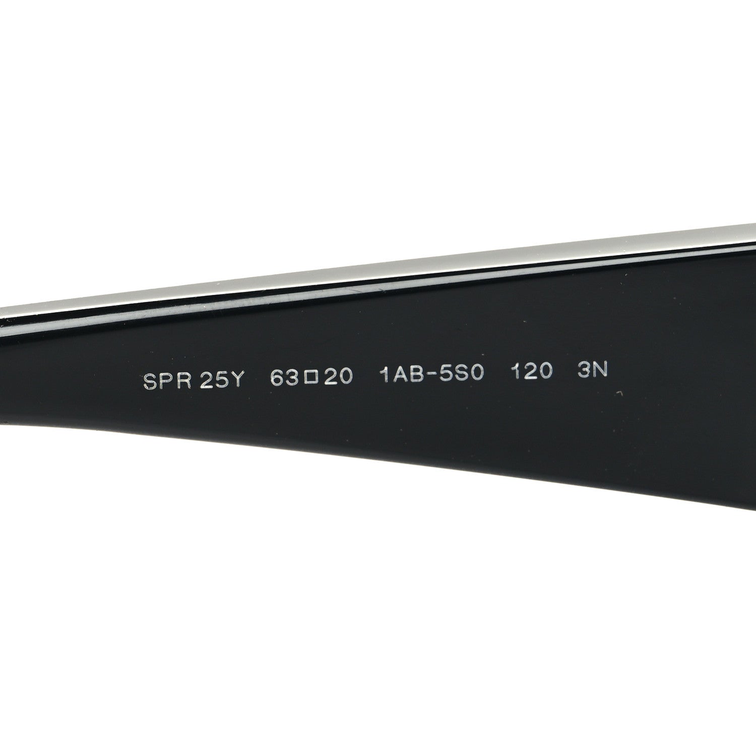 Prada Acetate Runway Sunglasses SPR 25Y Black 6 of 7