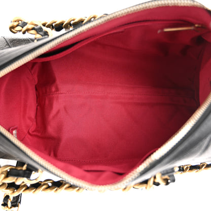 Chanel Caviar Quilted Fashion Therapy Bowling Bag Black 5 of 10