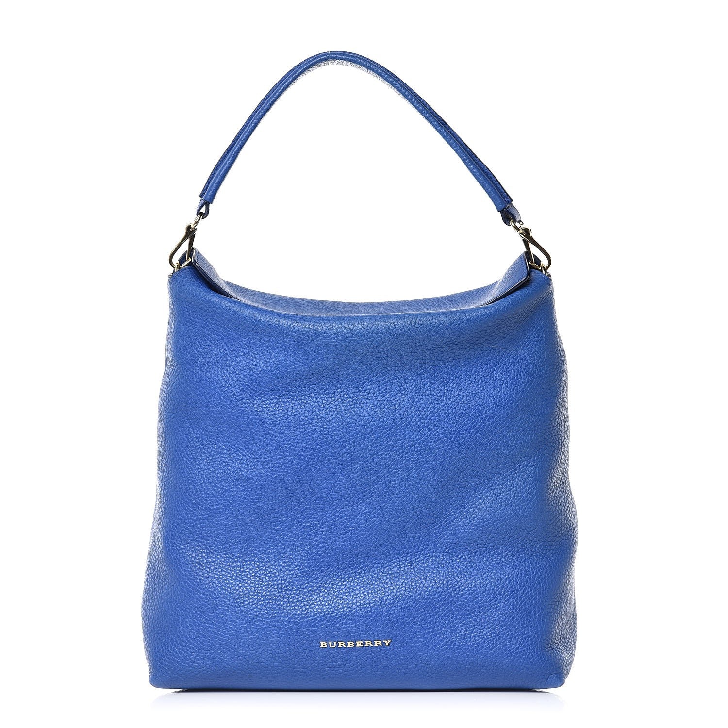 Burberry Grainy Calfskin Medium Cale Hobo Brilliant Blue 1 of 12