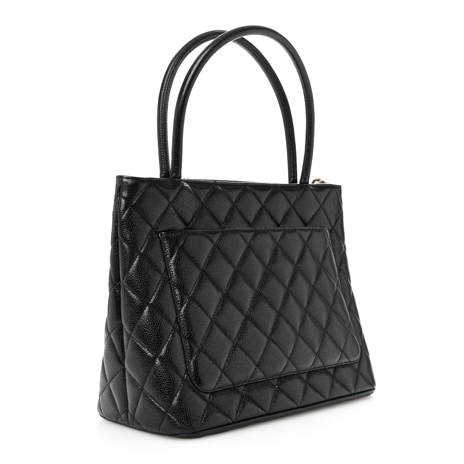 Chanel Caviar Quilted Medallion Tote Black 3 of 13