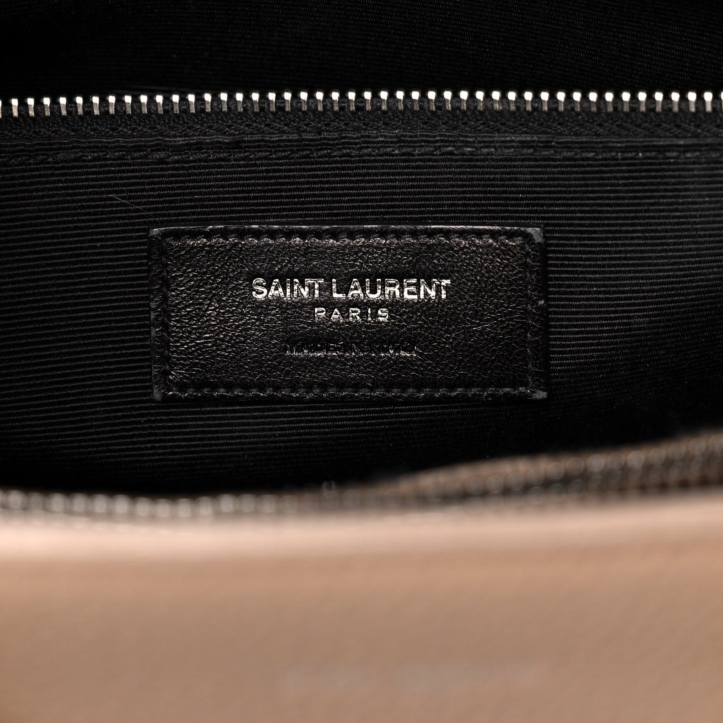 Grained Calfskin Small Sac De Jour Taupe