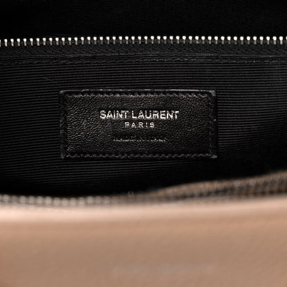 Saint Laurent Grained Calfskin Small Sac De Jour Taupe 5 of 13