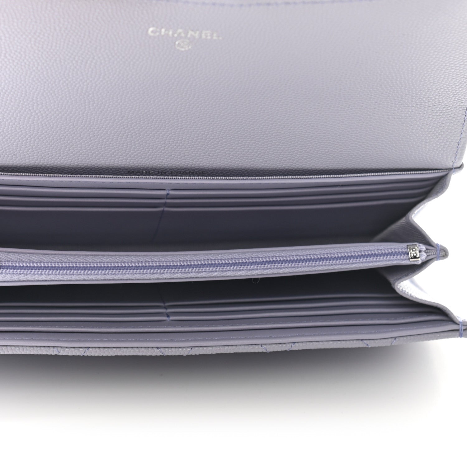 Chanel Caviar Quilted Large Flap Wallet Light Purple 5 of 7