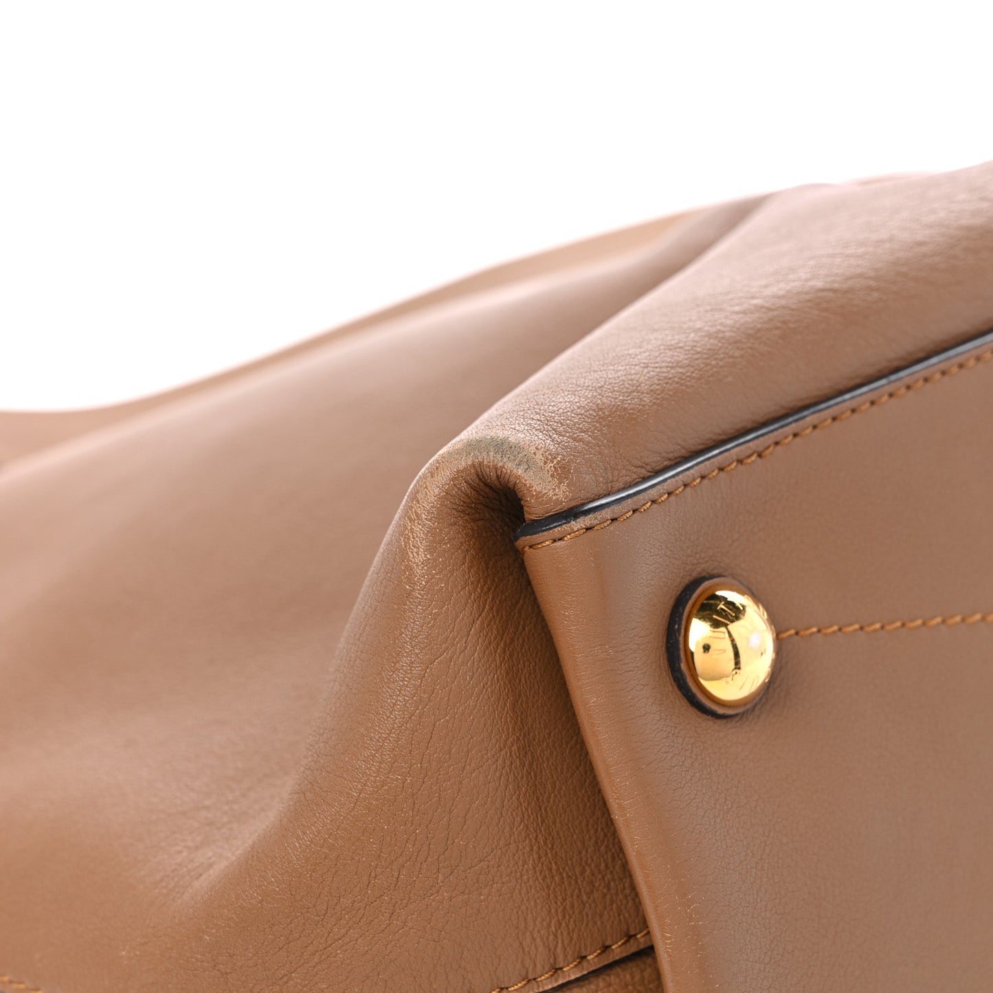 Veau Soie Calfskin Parnassea Bagatelle Hobo Hazelnut