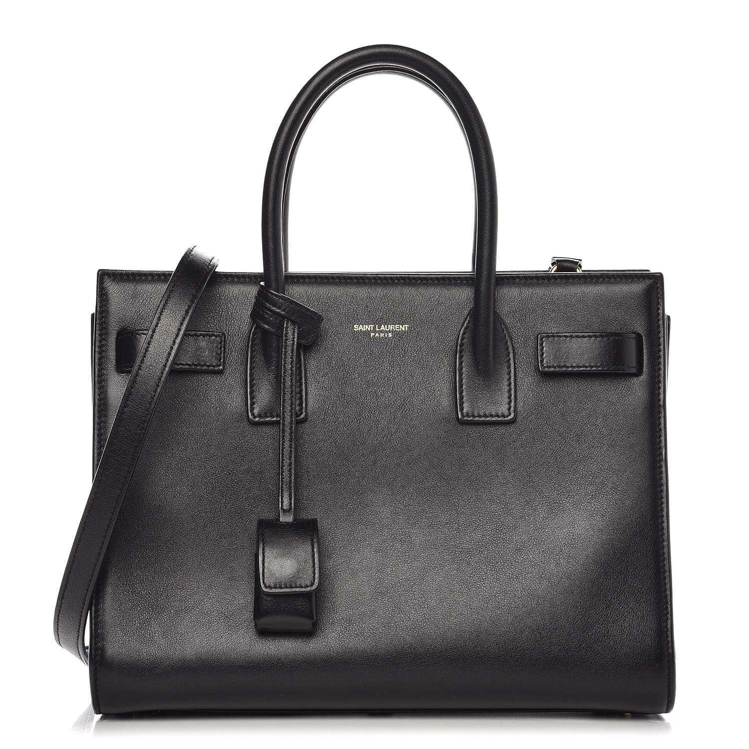 Saint Laurent Calfskin Baby Sac De Jour Black 1 of 8