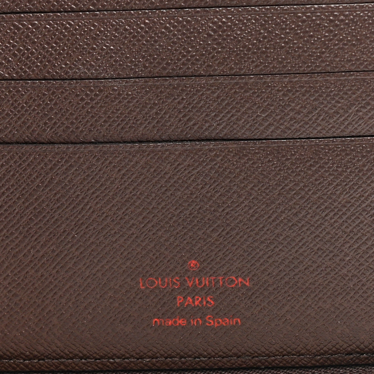 Damier Ebene Olav Organizer Wallet