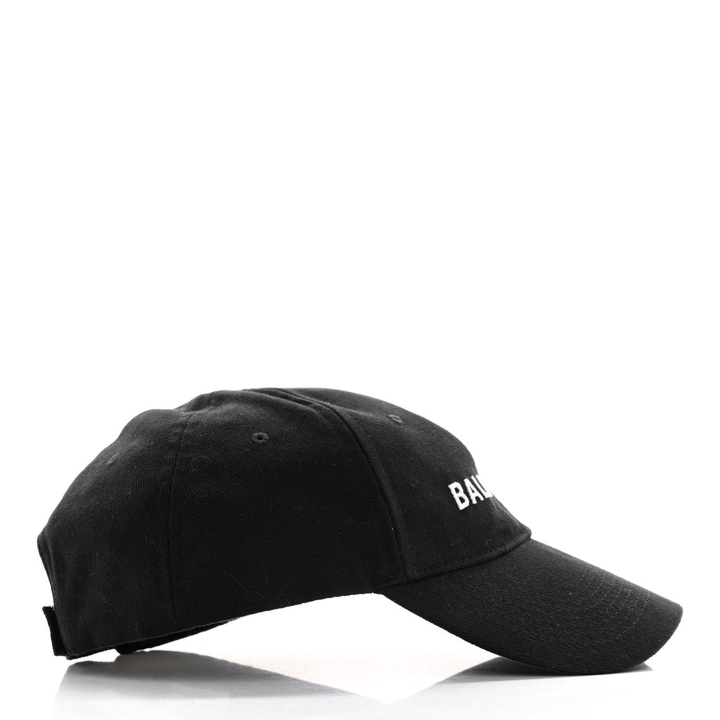 Cotton Logo Classic Baseball Cap 58 L Black White