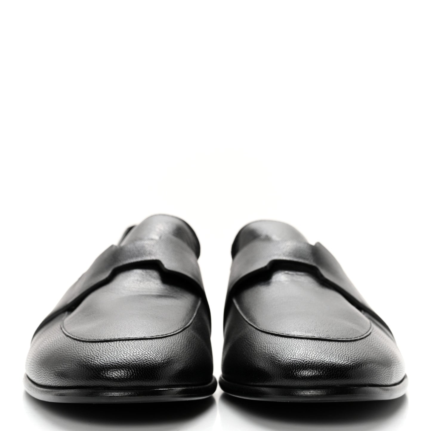Goatskin Womens Ancora Moccasin Loafers 36 Black