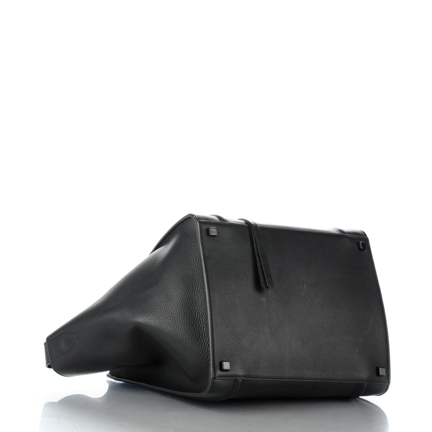 Supple Calfskin Medium Phantom Luggage Black