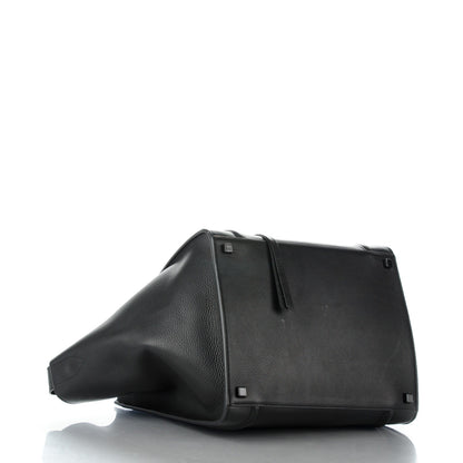 Celine Supple Calfskin Medium Phantom Luggage Black 4 of 8