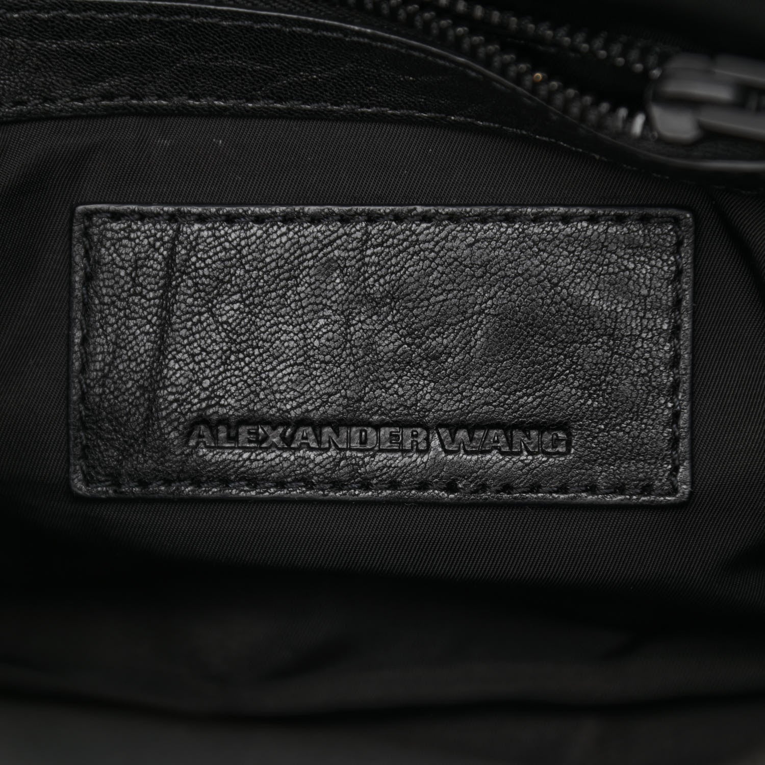 Alexander Wang Pebbled Lambskin Mini Rockie Black Matte Black Hardware 6 of 9